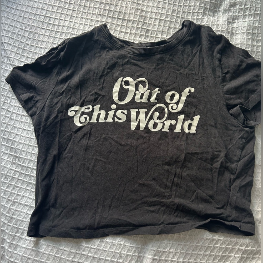 H&M Dark Grey Graphic T-Shirt